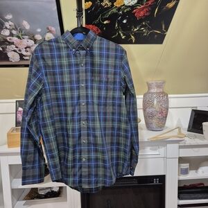 Izod Multicolor Plaid Casual Shirt